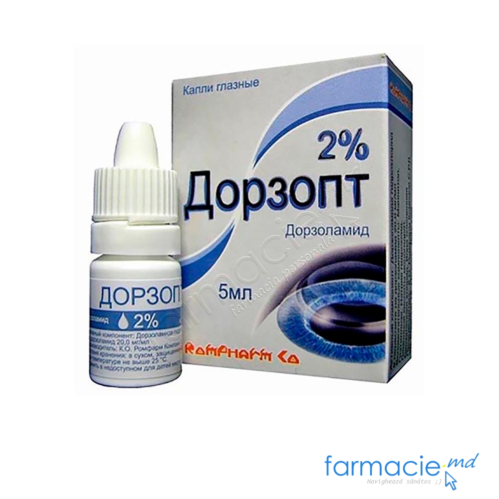 Dorzopt pic.oft.,sol.20mg/ml 5ml N1 Rompharm