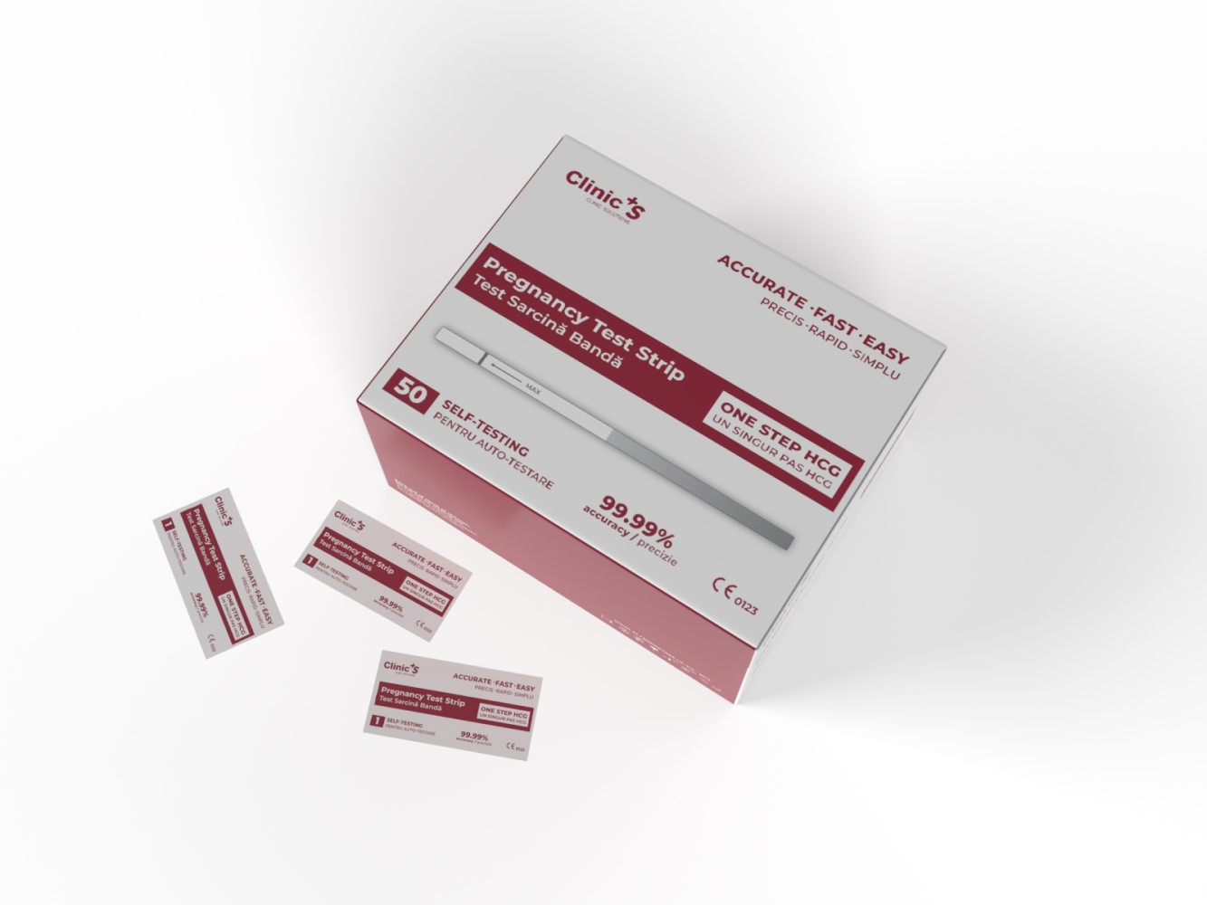 Test sarcina HCG banda precizie 99.99% N1 Clinic’S