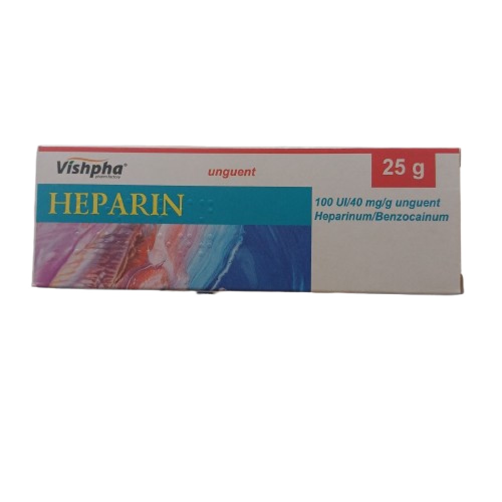 Heparin ung. 100 UI/40mg/g 25g N1 DKP Fabrica