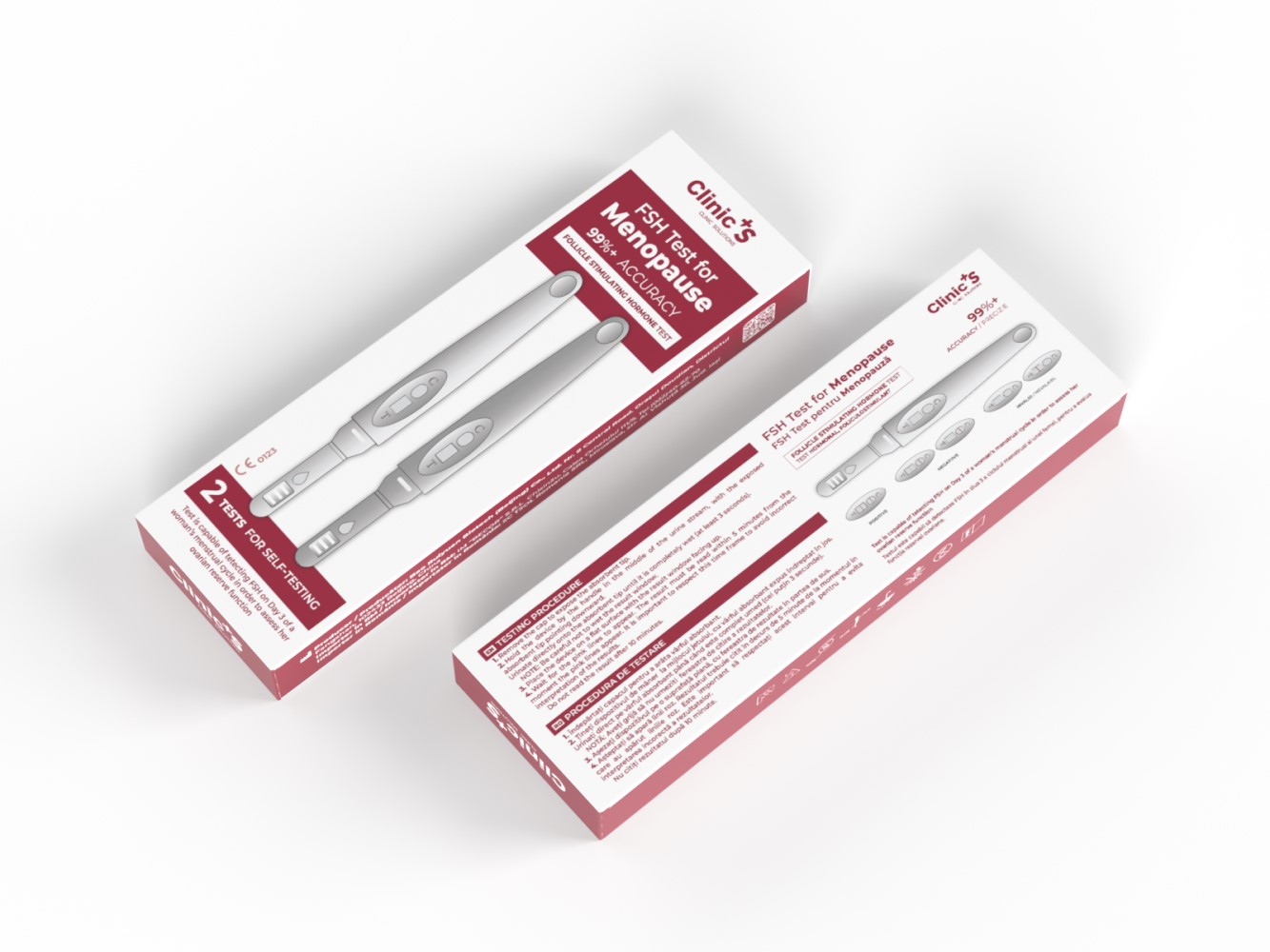 Test menopauza FSH precizie 99,99% N2 Clinic'S