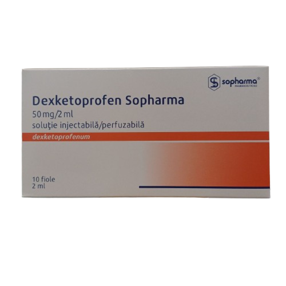 Dexketoprofen Sopharma sol. inj./perf.50 mg/2 ml 2 ml N10