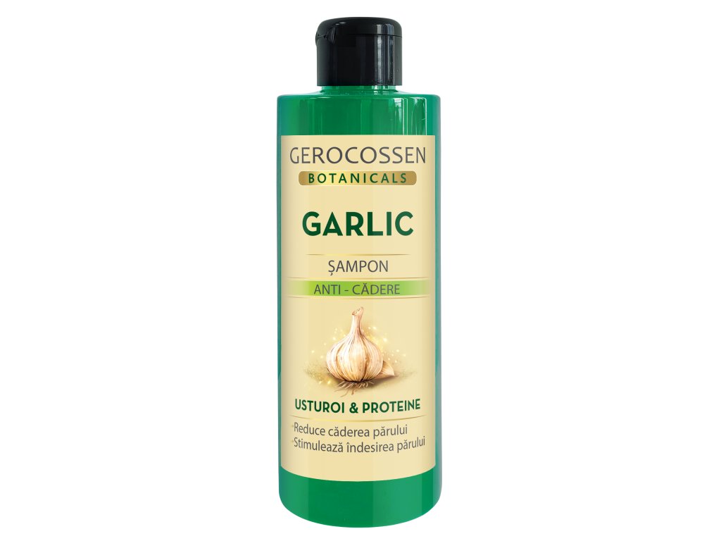 Gerocossen Botanicals GARLIC Sampon anti-cadere,usturoi si proteine 400ml