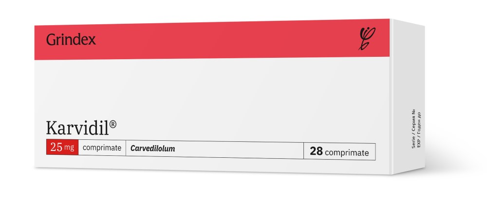 Karvidil® comp.25mg N14x2 Grindeks