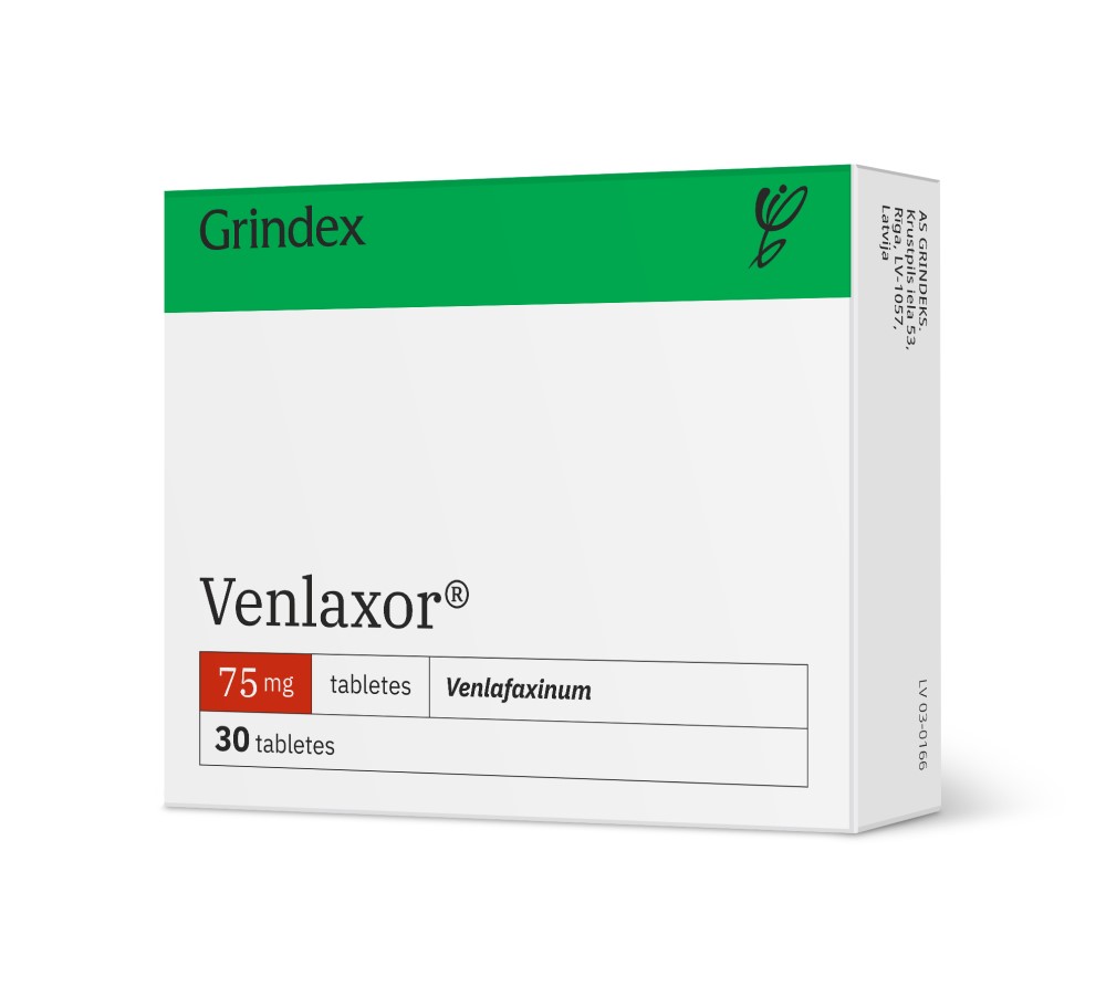 Venlaxor® comp.75mg N10x3 Grindeks