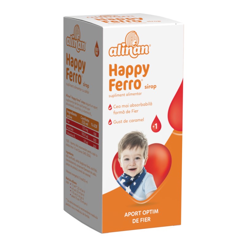 Alinan Happy Ferro Kids sirop 150 ml (+1an) Fiterman