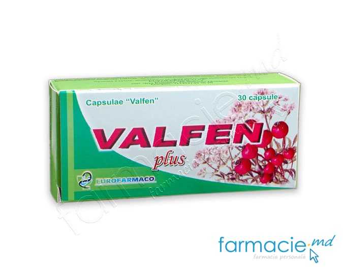 Valfen Plus caps. N30 (extr.valeriana+fenobarbital+paducel)~ Eurofarmaco