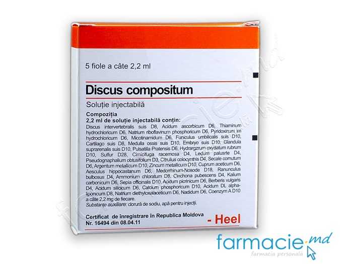 Discus compositum sol.inj.2,2ml N5 Heel