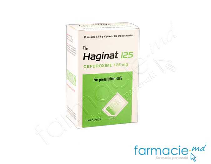 Haginat 125mg pulb. sol. orala N10 (cefuroxim)