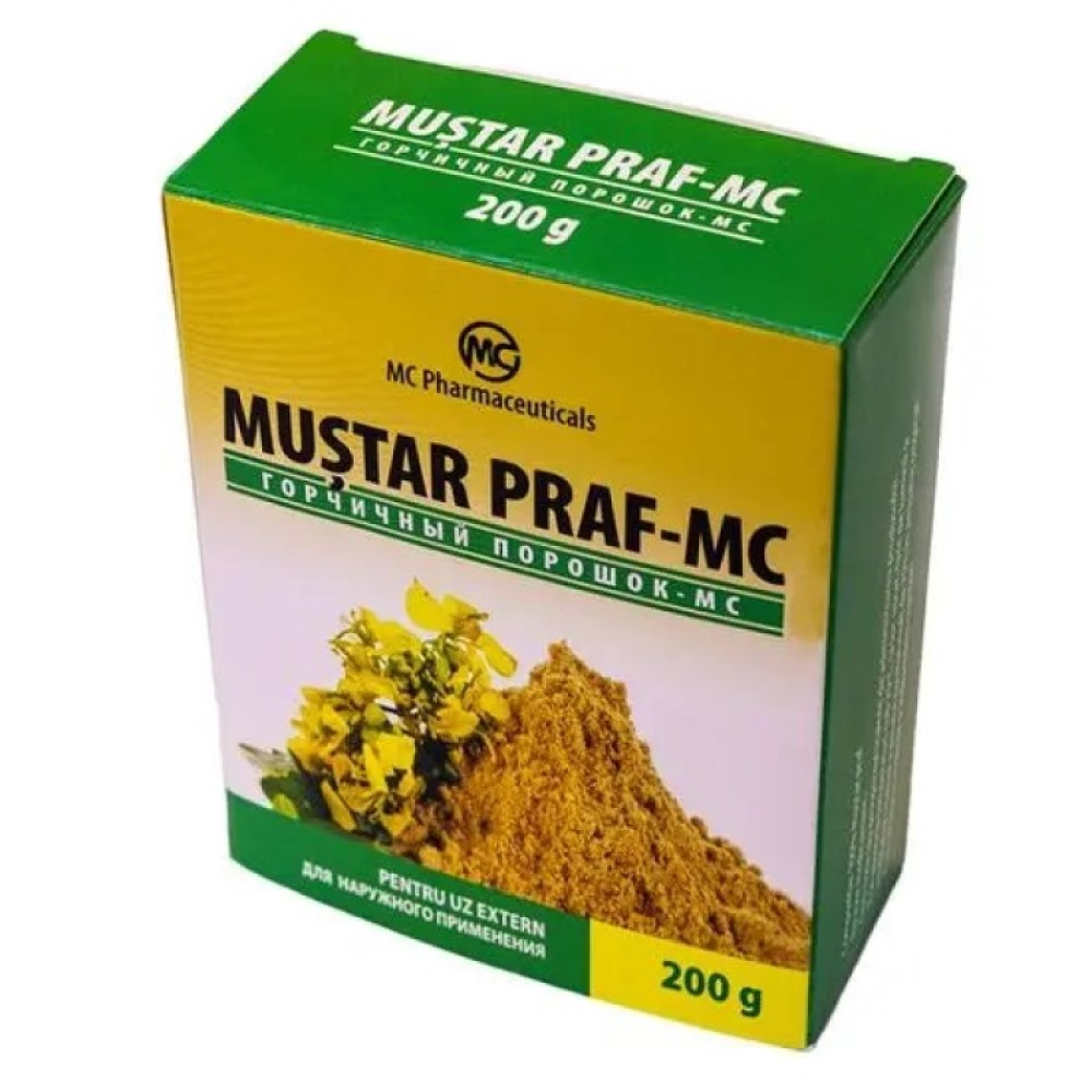 Mustar- MC-praf 200g