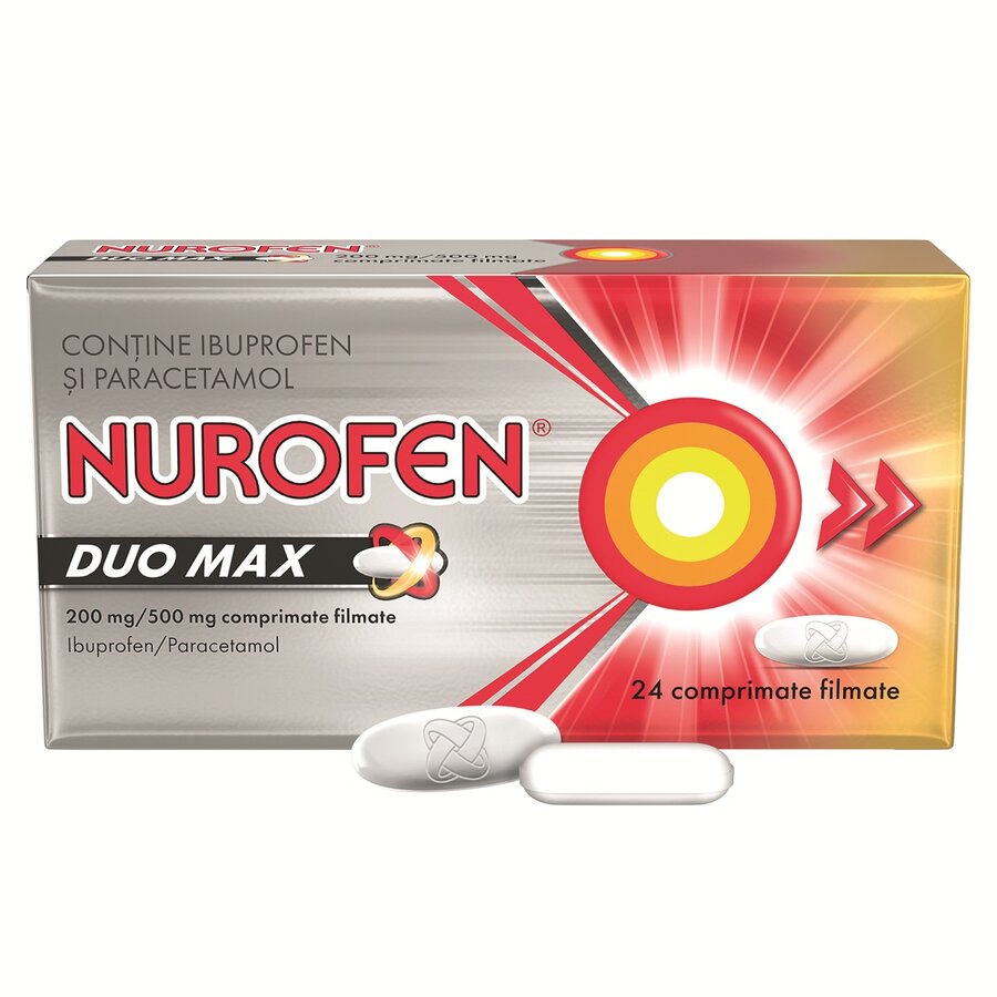 Nurofen® Duo Max comp. filmate 200mg/500mg N24 Reckitt