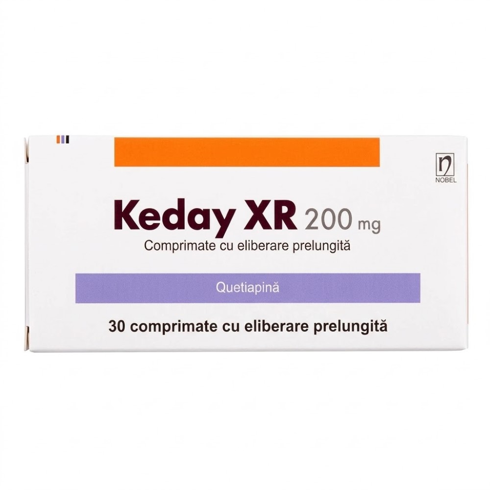 Keday XR comp.cu elib. prelung 200mg N10x3 Nobel
