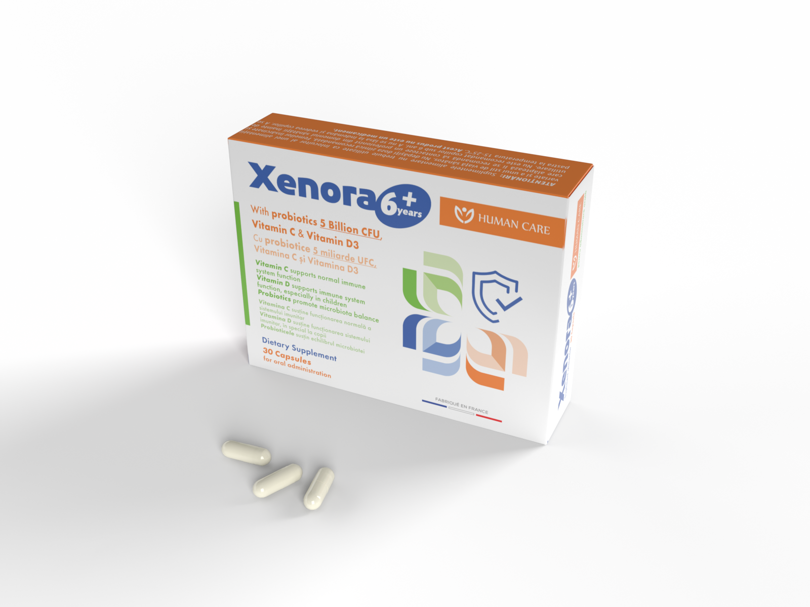 Xenora 15 Mld Probiotice Imunitate si Microbiota caps. N30 (6ani+) Human Care