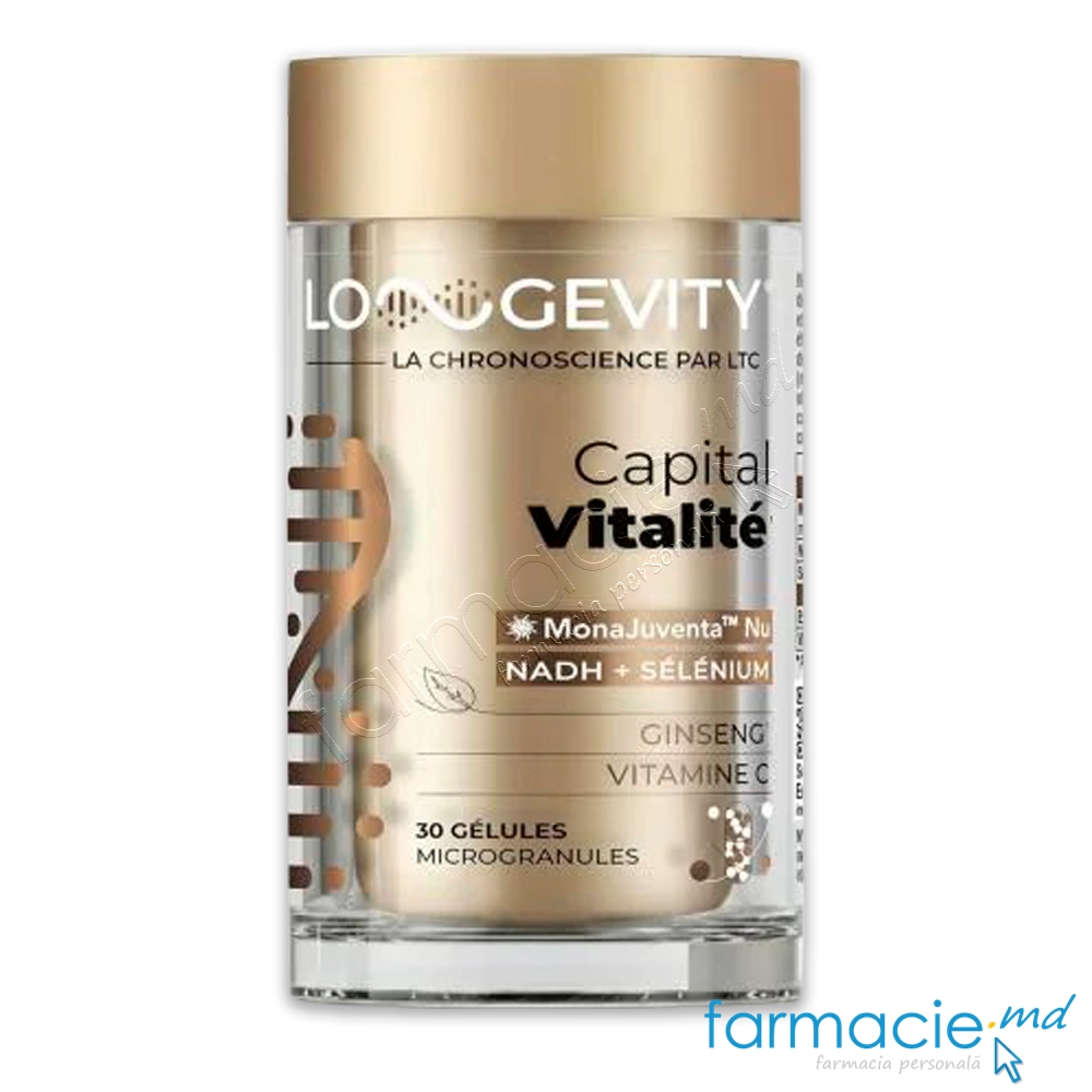 Longevity Capital Vitalitate Energie si Rezistenta caps. N30 3Chenes