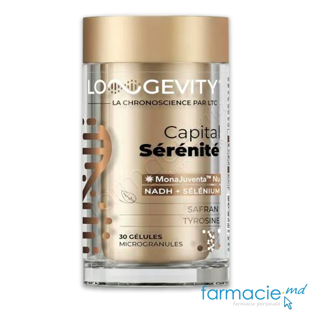 Longevity Capital Serenitate Stres si Echilibru Emotional caps. N30 3Chenes