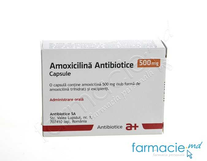 Amoxicilina Atb® caps.500mg N10 Antibiotice