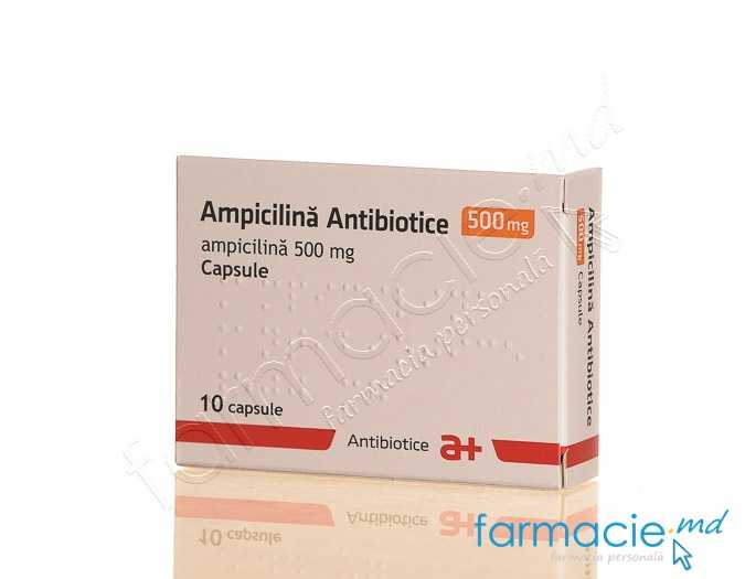 Ampicilina Atb® caps.500mg N10 Antibiotice