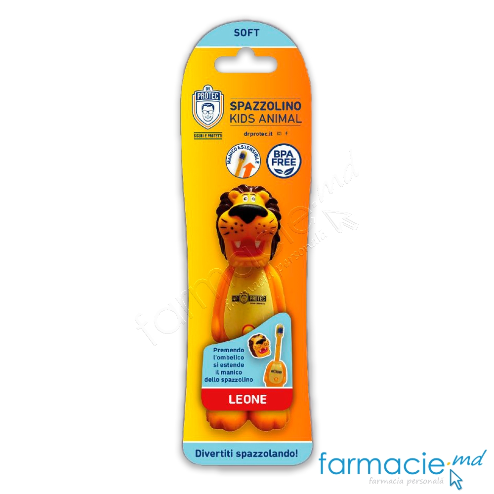 Periuta dinti copii DR. PROTEC leu Soft