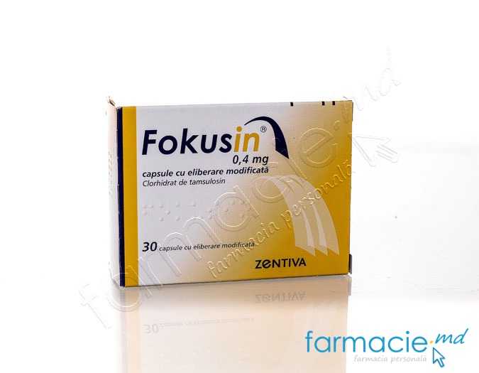 Fokusin® caps.0,4mg N15x2 (tamsulosine) Zentiva
