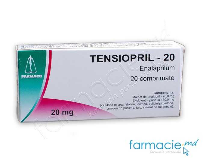 Tensiopril comp. 20mg N20 (enalapril) (Farmaco)