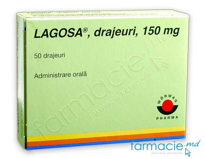 Lagosa® drajeuri 150mg N25x2 Worwag