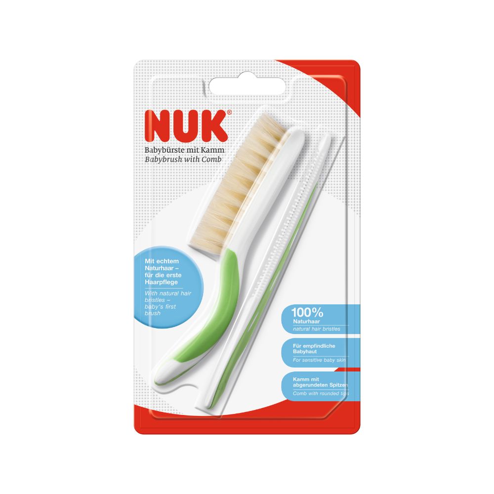 NUK Perii si pieptene copii Set