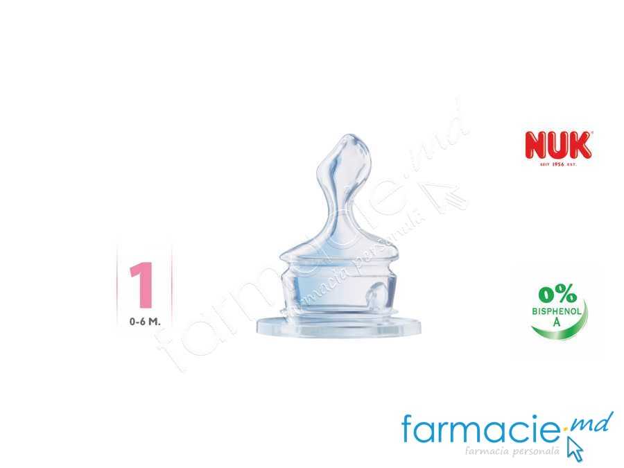 NUK Tetina silicon lapte 0-6luni M