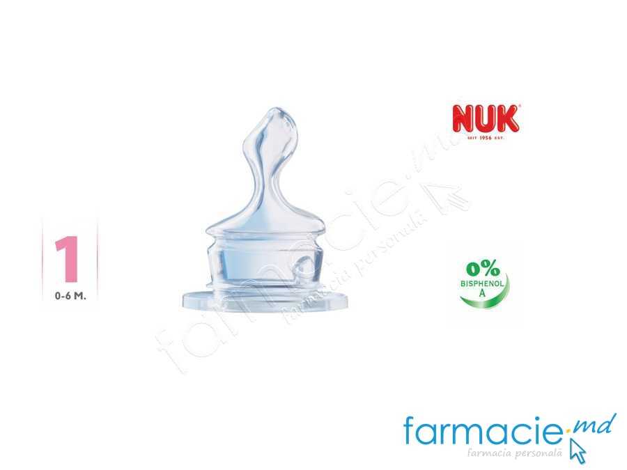 NUK Tetina silicon terci 0-6luni L
