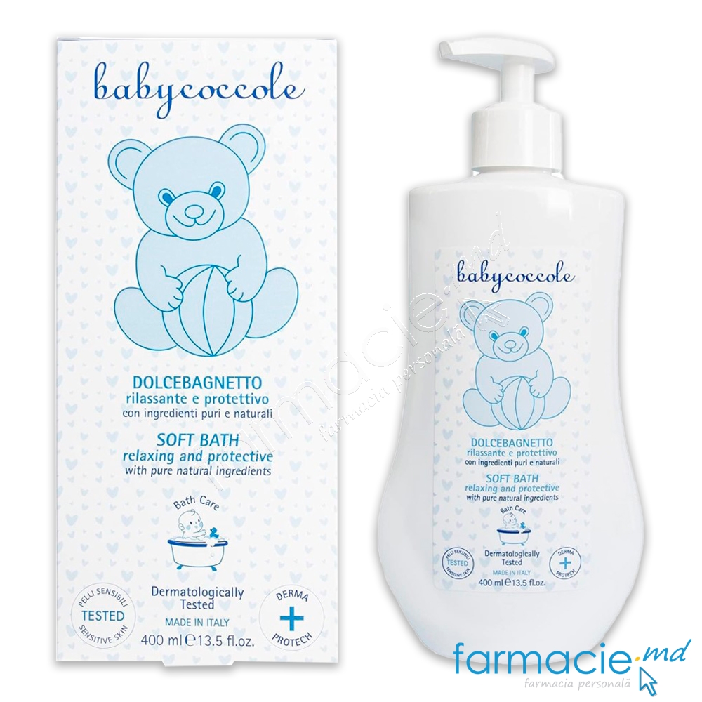 BabyCoccole Spuma baie copii 0+ luni 400 ml