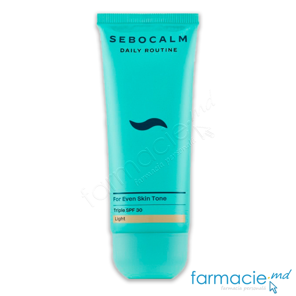 SeboCalm Daily Routine Triple Crema-fond ten Light SPF30 70ml