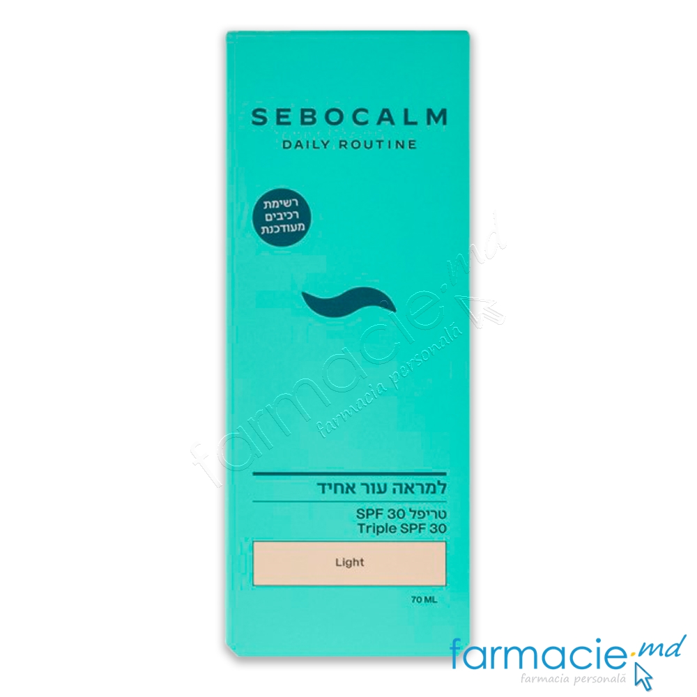 SeboCalm Daily Routine Triple Crema-fond ten Light SPF30 70ml