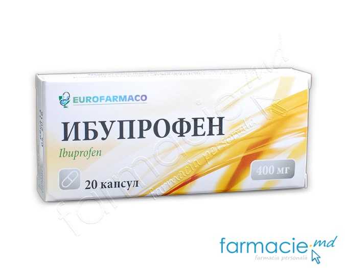 Ibuprofen caps.400mg N10x2 Eurofarmaco