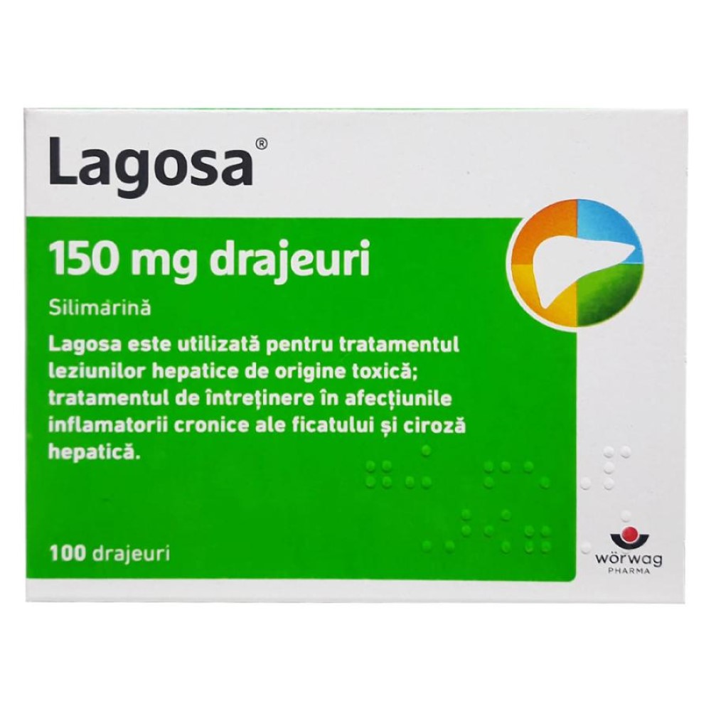 Lagosa® drajeuri 150mg N25x4 Worwag