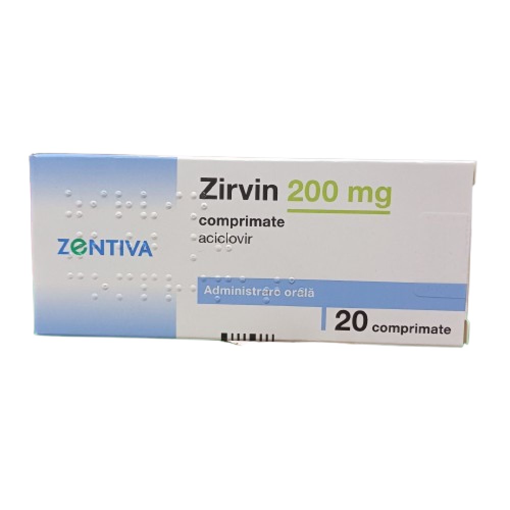 Zirvin comp.200mg N10x2 (aciclovir) Zentiva