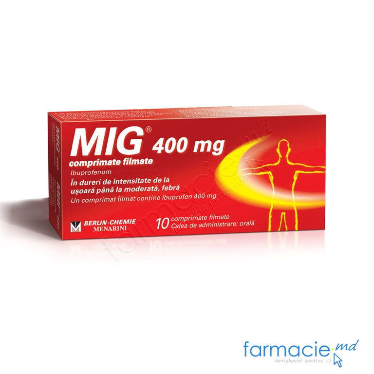 Mig® 400 comp.film.400mg N10 Berlin-Chemie