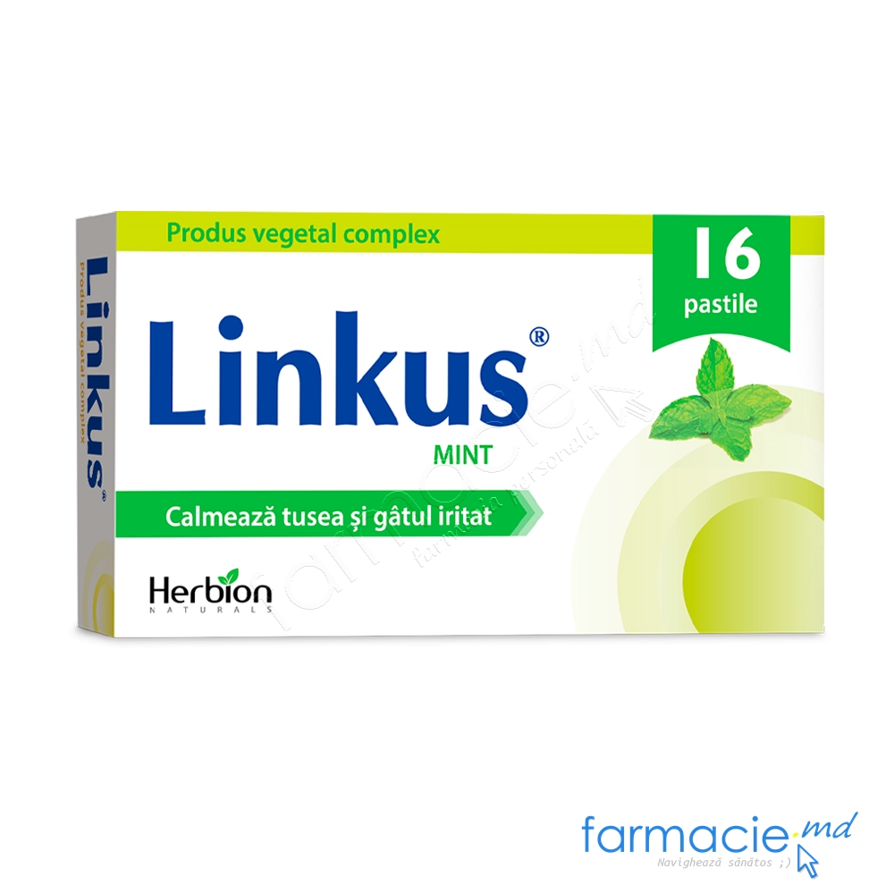 Linkus® Mint pastile N8x2 Herbion