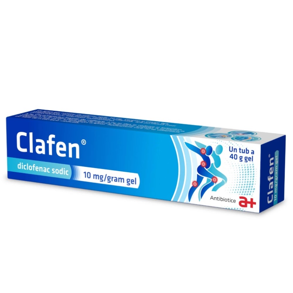 Clafen® 10mg/g gel 40g Antibiotice