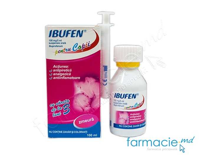 Ibufen® susp.orala 100mg/5ml 100ml N1 Polpharma