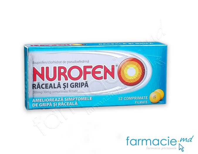 Nurofen® Răceală şi Gripa comp.film.200mg/30mg N12~ Reckitt