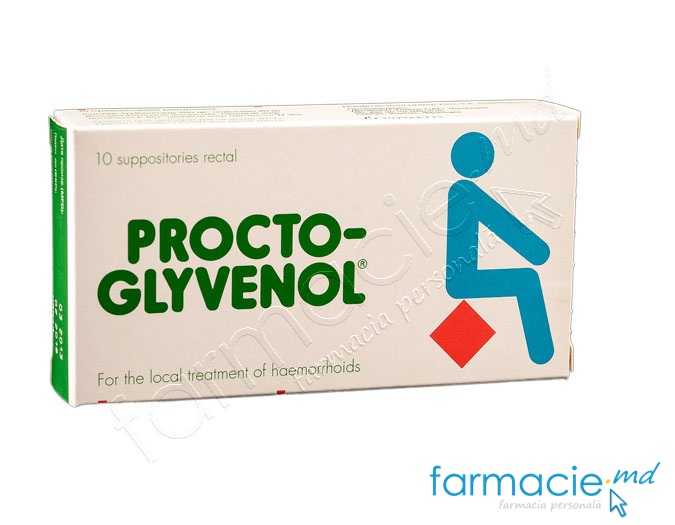 Procto-Glyvenol® sup.400 mg + 40 mg N5x2