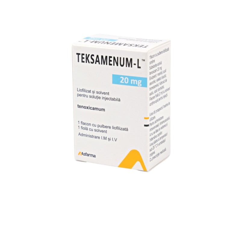 Teksamen-L liof.+solv./sol. inj. i/m,i/v 20 mg N1 + 2 ml N1