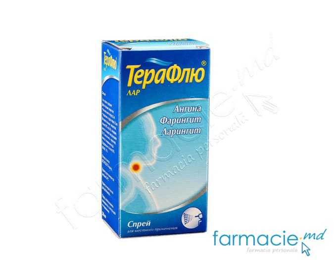 TheraFlu® LAR spray bucofaring. 2 mg + 1,5 mg/ml 30 ml N1
