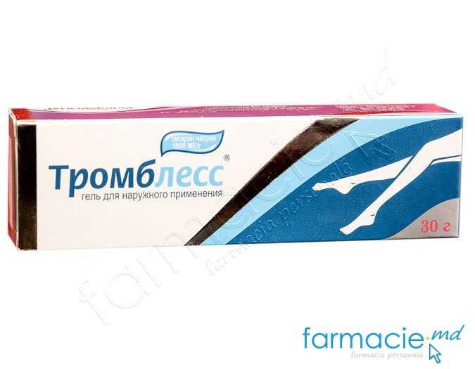 Trombless® gel 1000 UA/g 30 g N1 (Nijfarm)