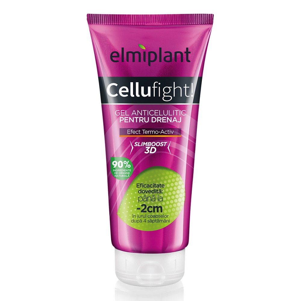 Elmiplant Cellufight Gel Anticelulita drenaj 200ml