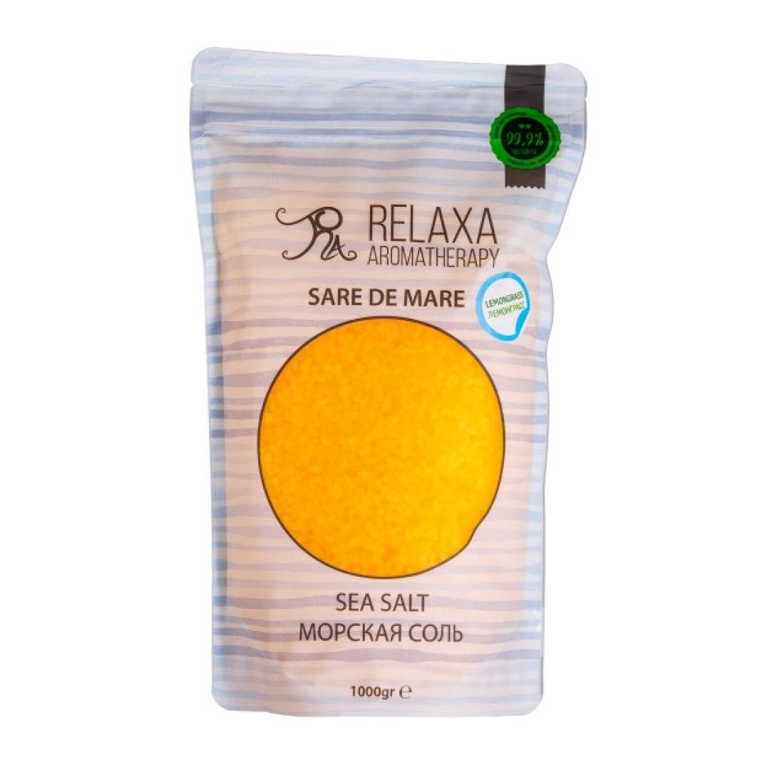 Соль для ванн Relaxa Лимонник 1.0 кг (пакет)