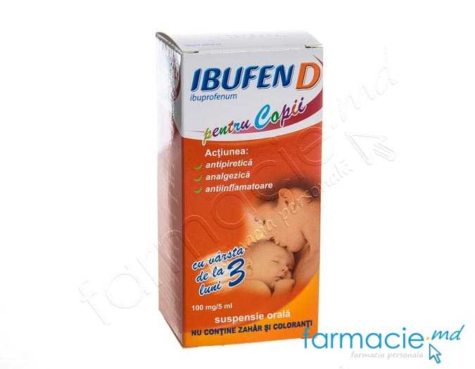 Ibufen D susp.orala 100mg/5ml 120ml N1 Polpharma