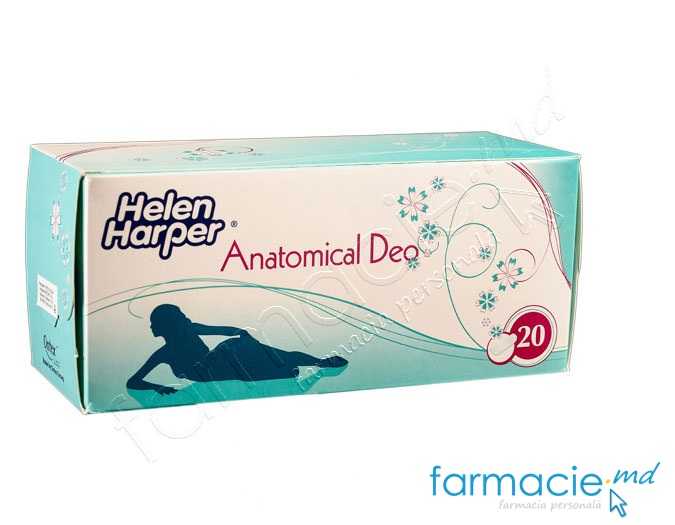 Absorbante zilnice HelenHarper Anatomice Deo N20