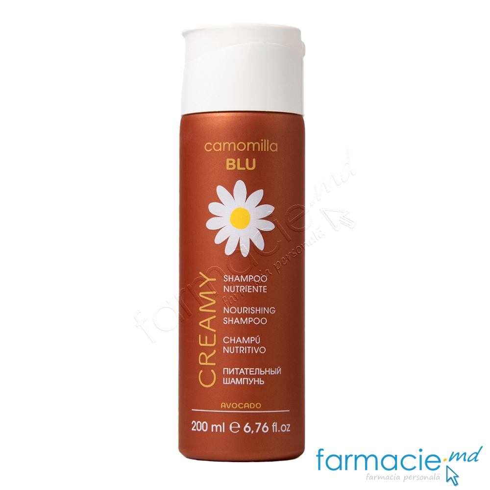 Camomilla Blu CREAMY Sampon nutritiv (par uscat, subtire, fragil) 200ml