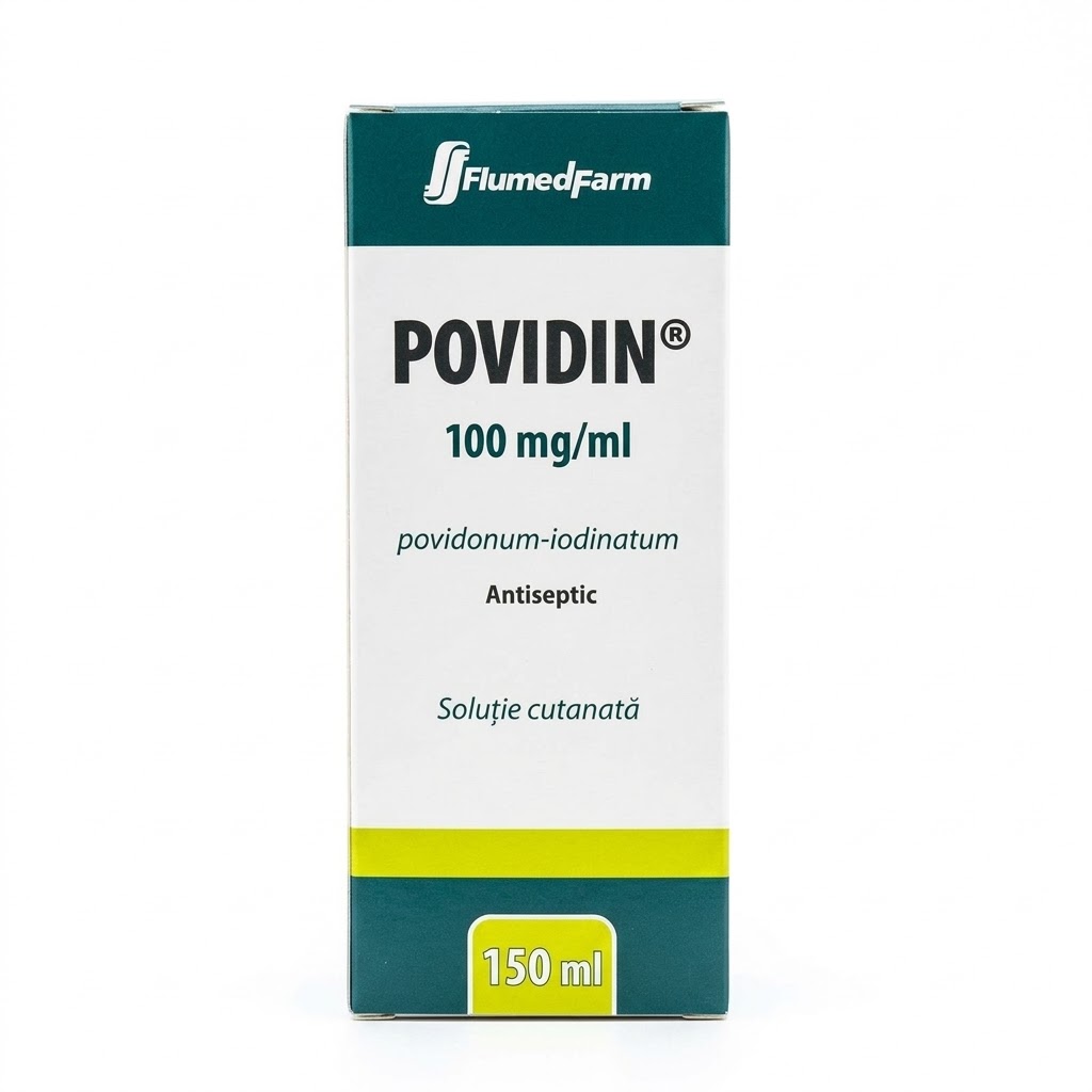 Povidin® solutie cutanata 100mg/ml 150ml N1 Flumed Farm