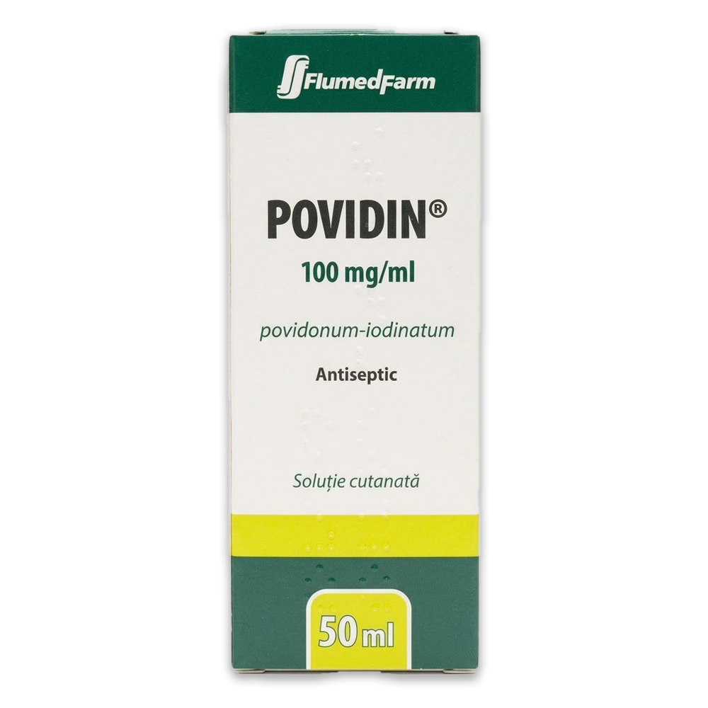 Povidin® solutie cutanata 100mg/ml 150ml N1 Flumed Farm