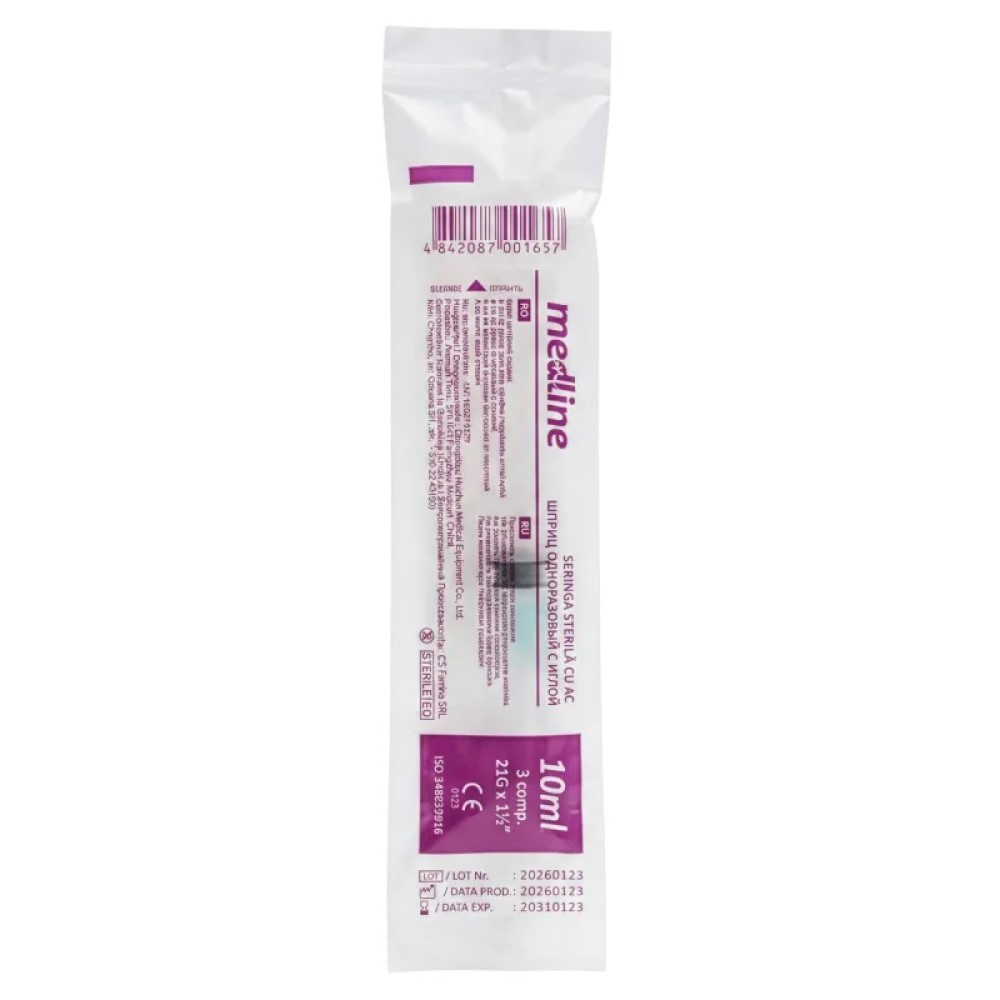 Seringi 10ml 22G 3 parti Medline